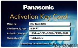  Licencja 8 telefonw systemowych IP
 Panasonic KX-NCS3508 