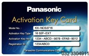  16 kont SIP
 Panasonic KX-NCS3716 